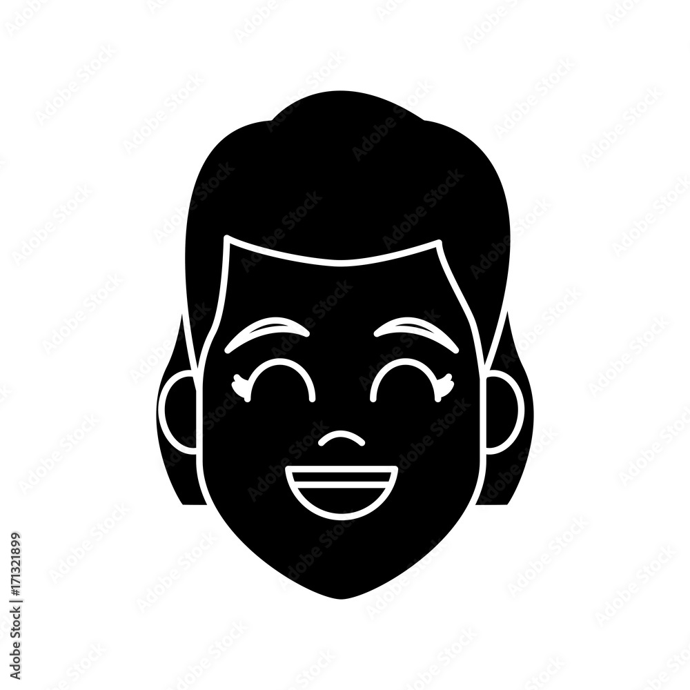 Young woman cartoon icon vector illustration graphic design Young woman cartoon icon vector illustration graphic design
