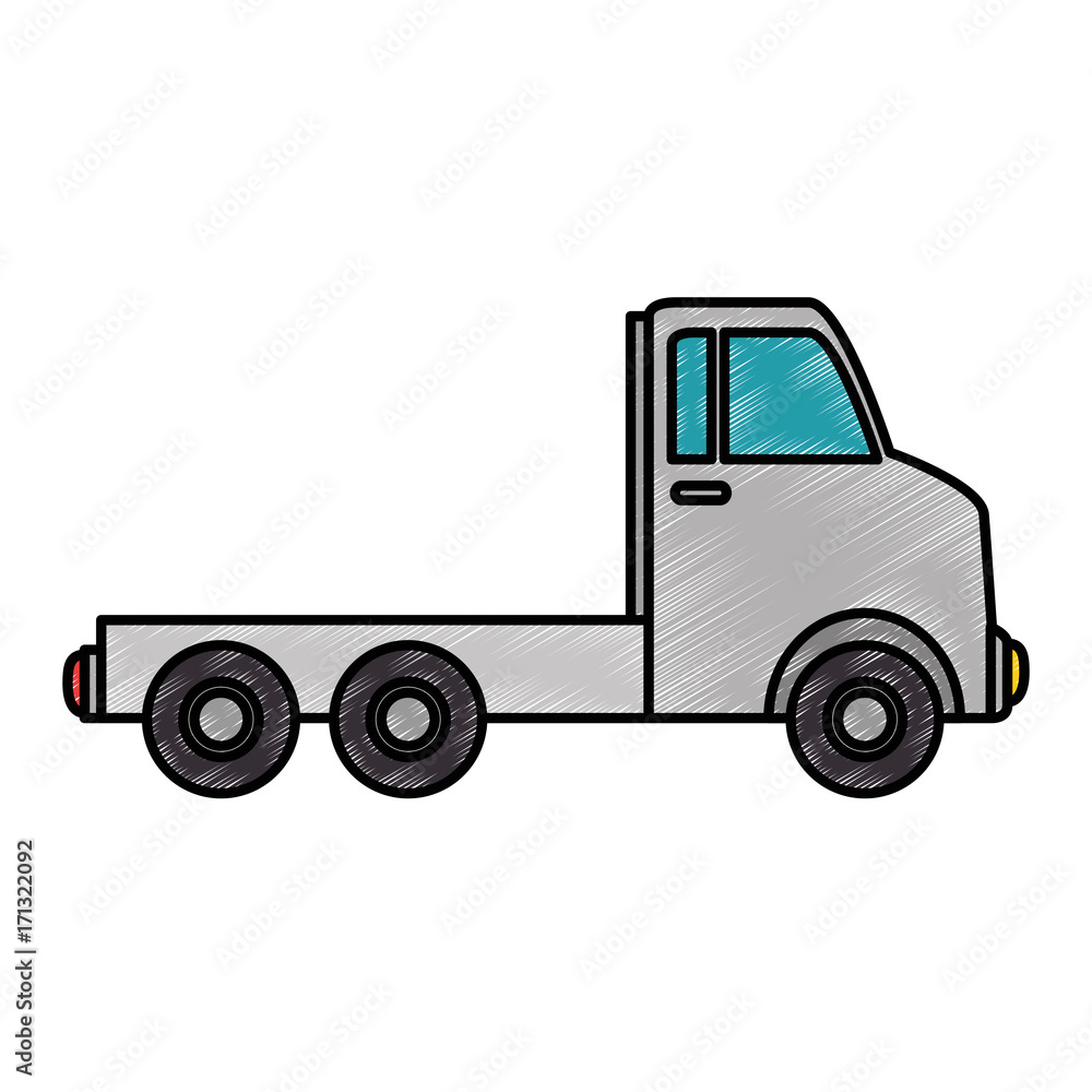 delivery truck isolated icon