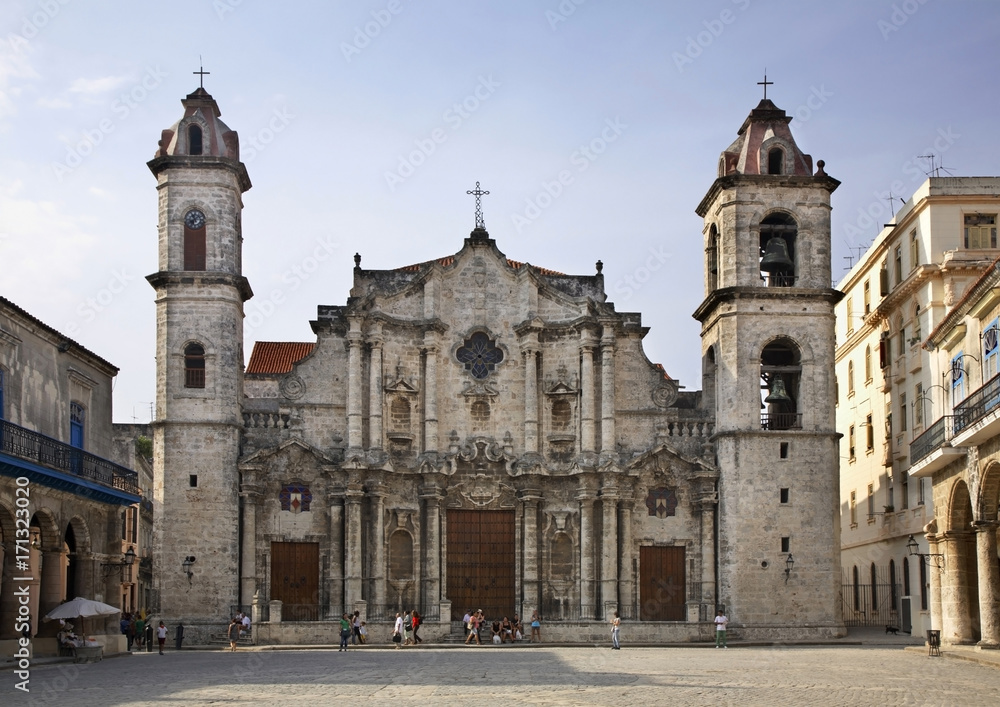 Cathedral of Havana San Cristobal. Cuba 