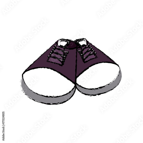 Fashion shoes footwear icon vector illustration graphic design