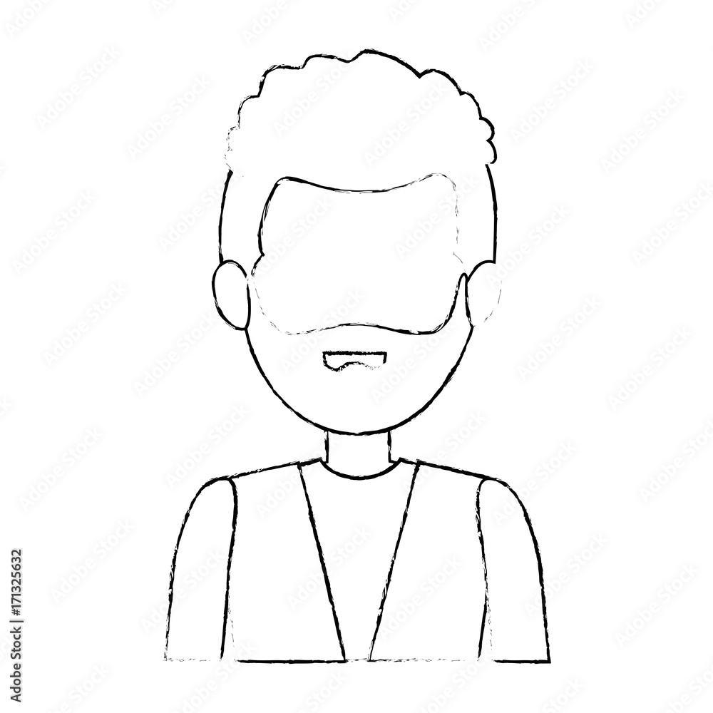 young man avatar character young man avatar character