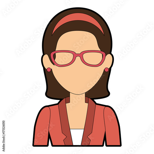 beautiful businesswoman avatar character