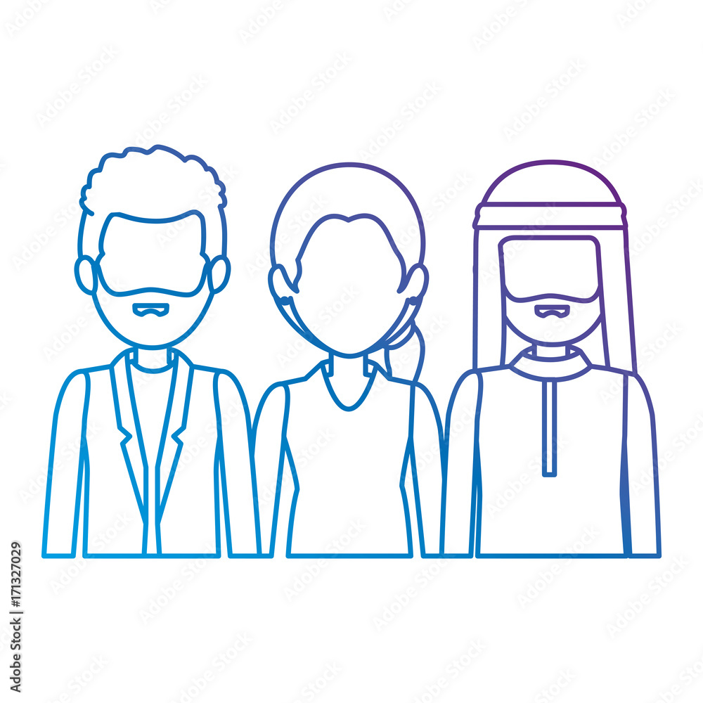 group of business people