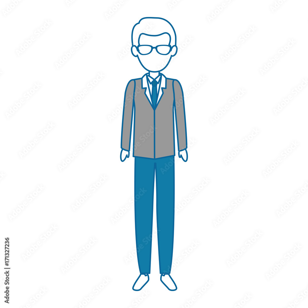 elegant businessman avatar character elegant businessman avatar character