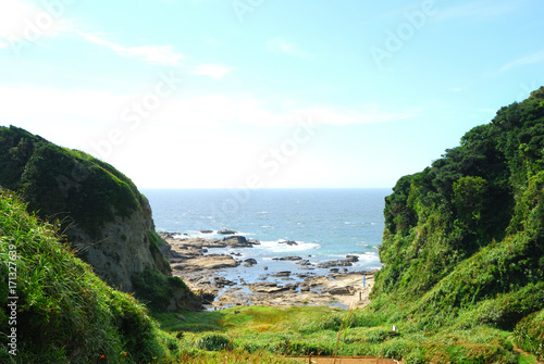 三浦市剣崎の風景　日本 photo