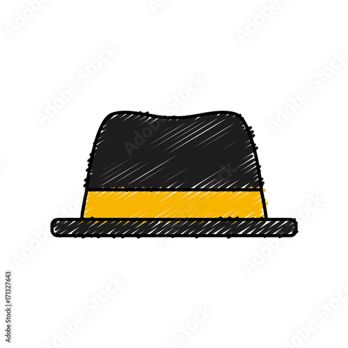 Vintage hat isolated icon vector illustration graphic design