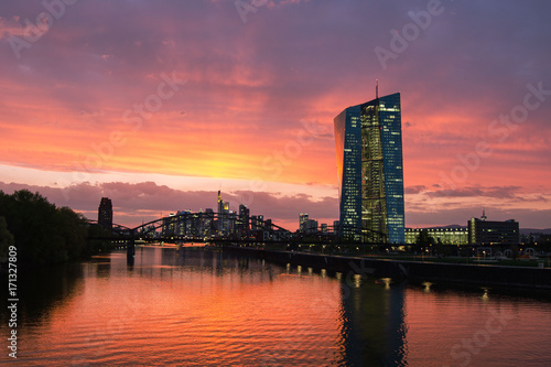 ECB at Sunset  photo