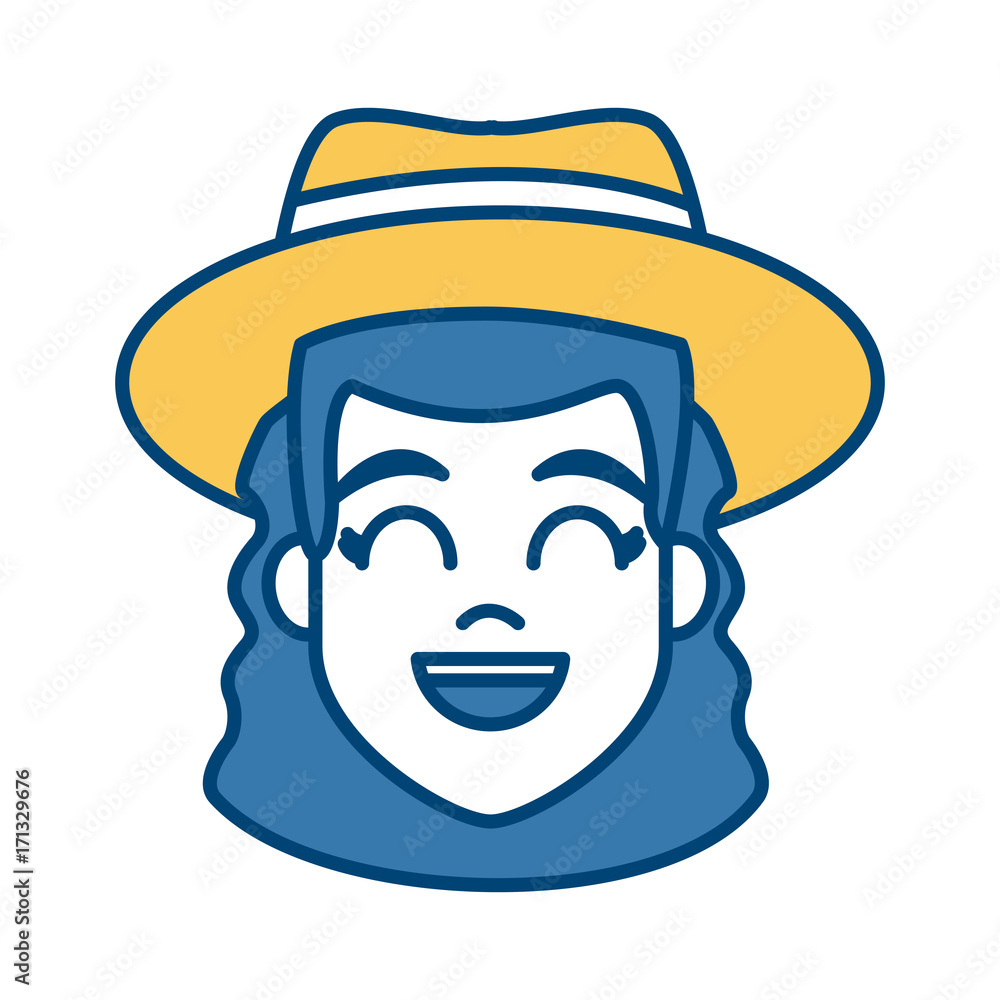 Young woman cartoon icon vector illustration graphic design Young woman cartoon icon vector illustration graphic design