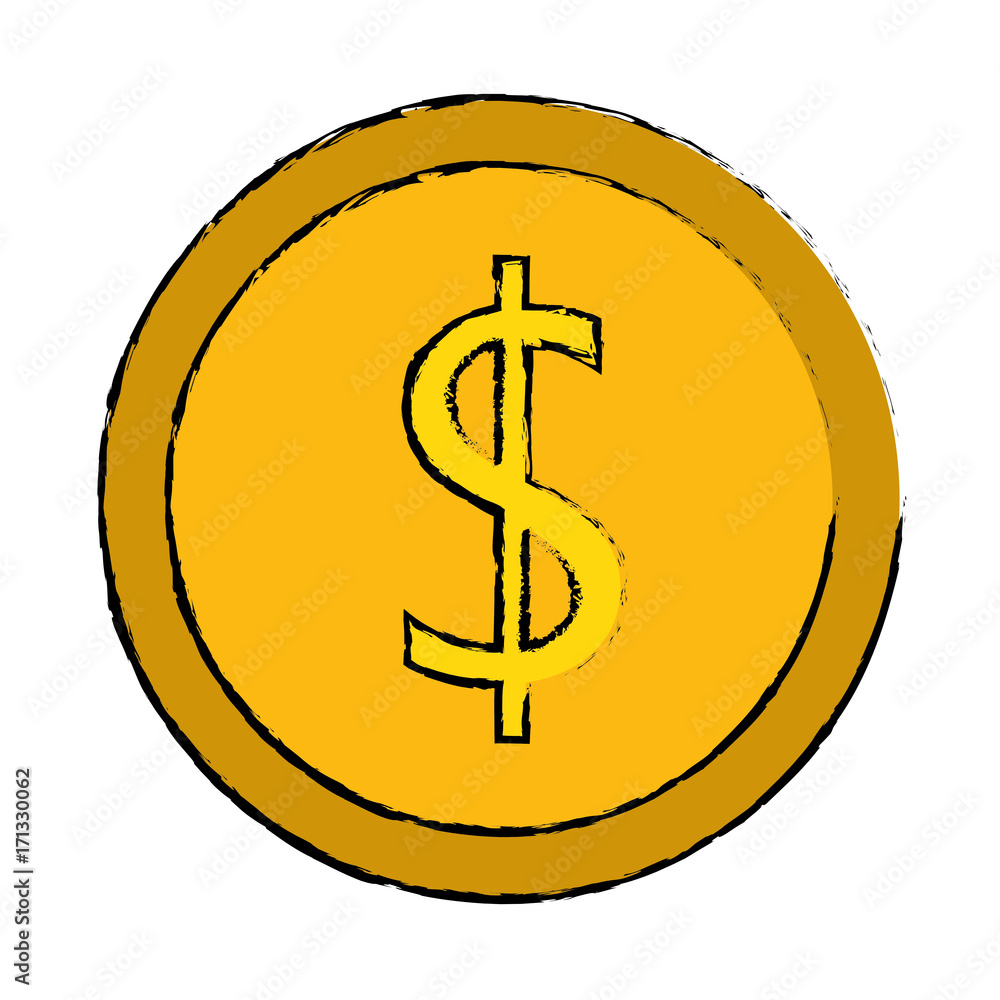 coin money isolated icon vector illustration design coin money isolated icon vector illustration design