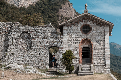 The castle of the Unnamed  Castello dell   Innominato  in Somasca Vercurago among The Betrothed of Manzoni  history and wonderful landscapes on Lake Como