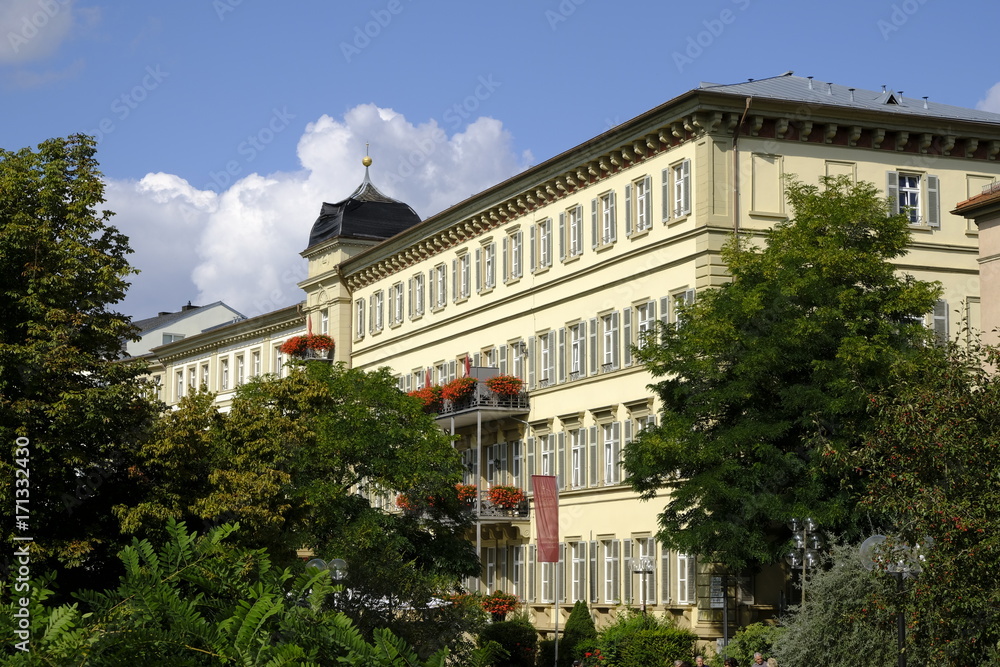 Obraz premium Kurstadt Bad Kissingen, Unterfranken, Bayern, Franken, Deutschland