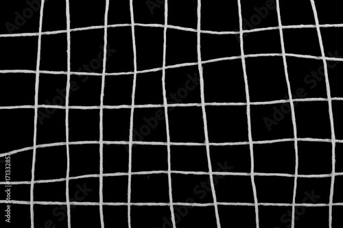 Wallpaper Mural Set, collection white strings isolated on black background texture Torontodigital.ca