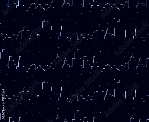 Background with night city.
