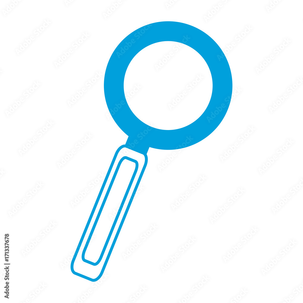 magnifying glass icon over white background vector illustration magnifying glass icon over white background vector illustration
