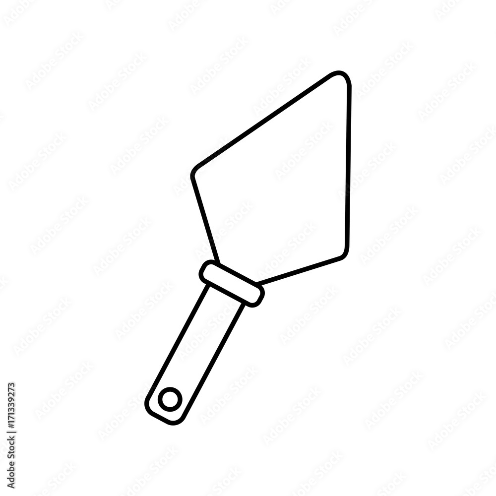spatula tool icon over white background vector illustration spatula tool icon over white background vector illustration