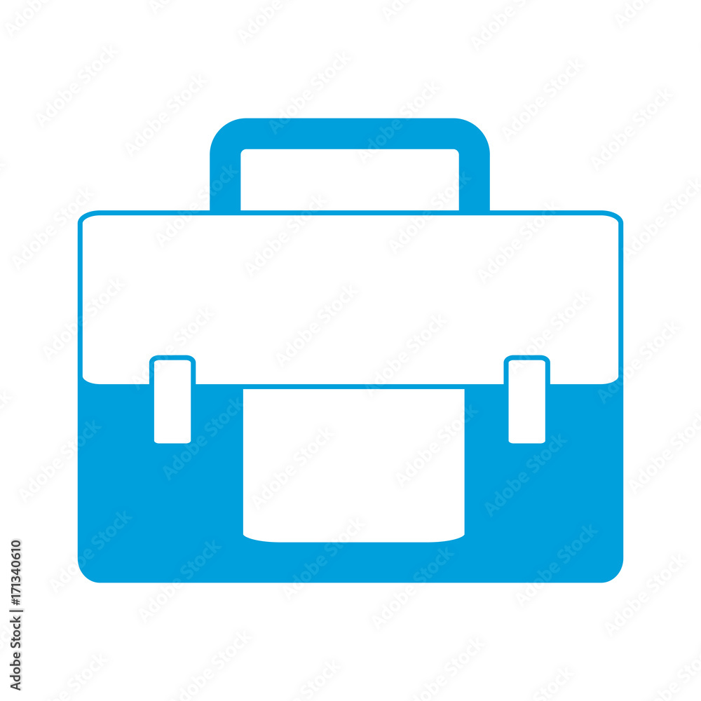 briefcase icon over white background vector illustration briefcase icon over white background vector illustration