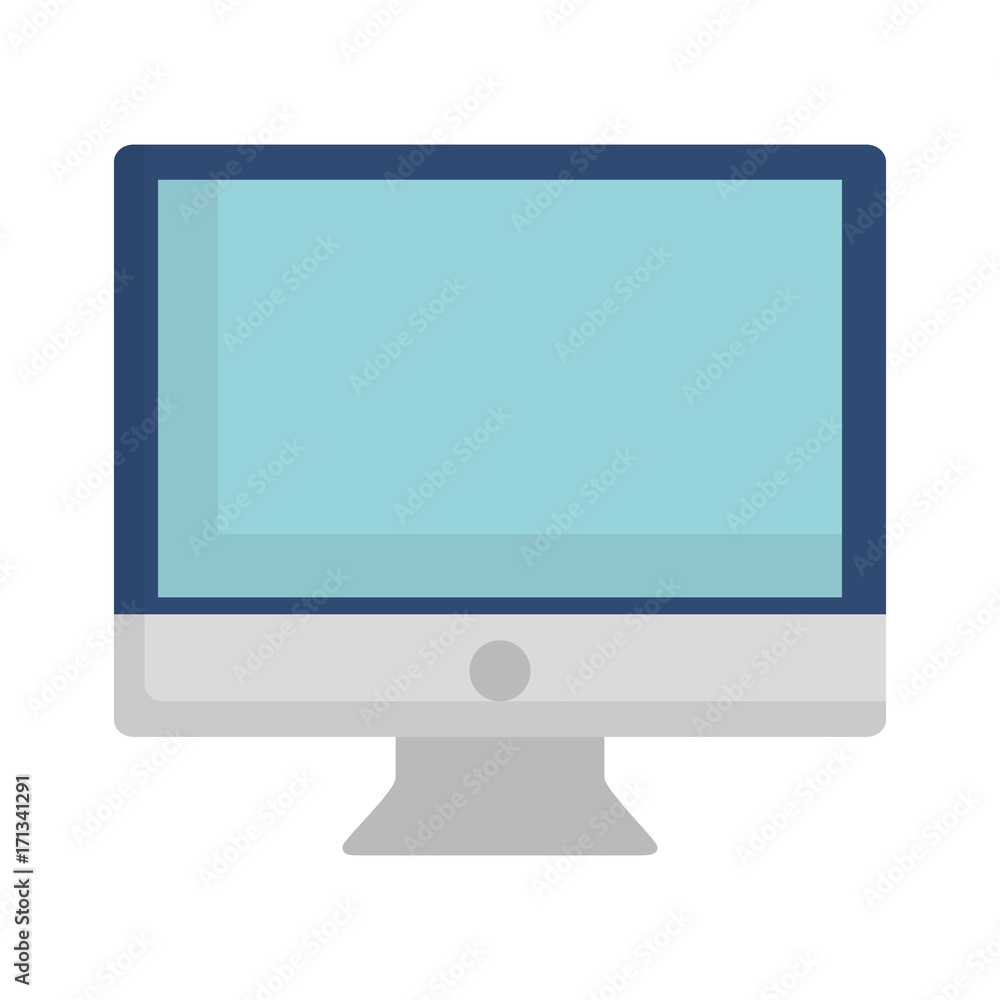 computer icon over white background vector illustration computer icon over white background vector illustration