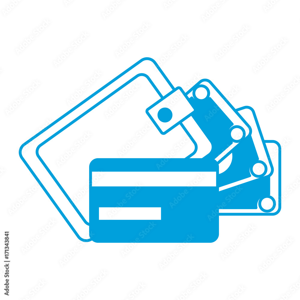 wallet with money icon over white background vector illustration wallet with money icon over white background vector illustration