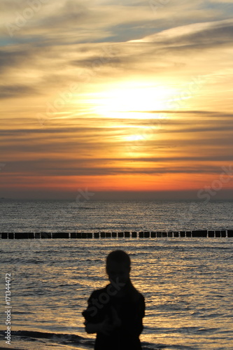 Sonnenuntergang am Meer