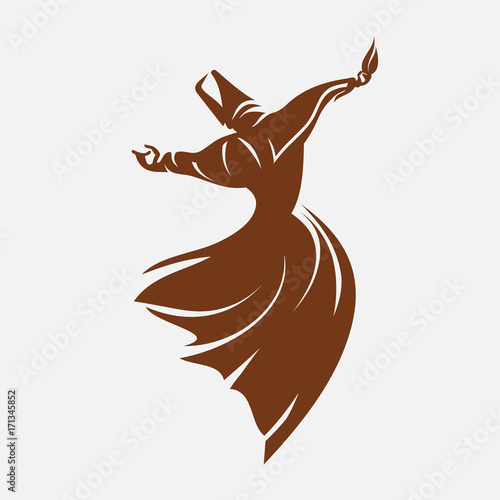 dervish. Vector illustration	