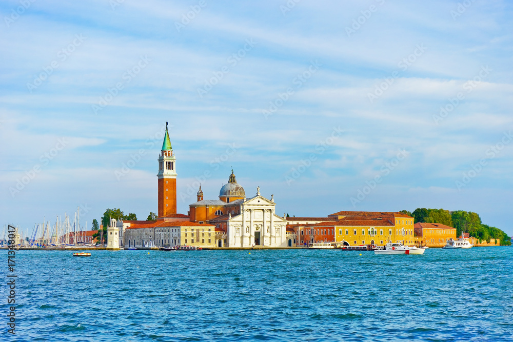 Fototapeta premium View of the Venice on a sunny day in summer.