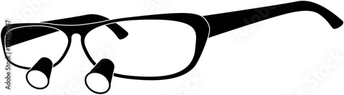 Bild auf Leinwand Medical glasses