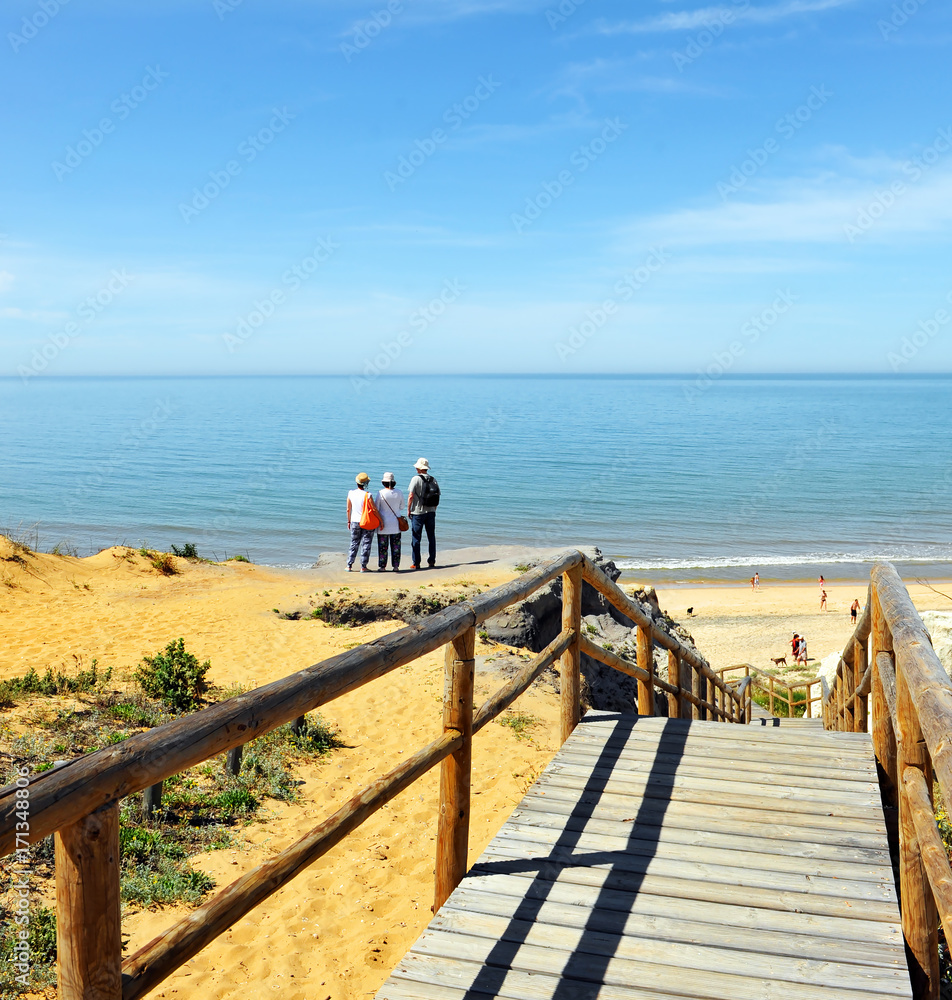 Mazagon Beach, Cuesta Maneli, Costa de la luz, Huelva province, Spain

