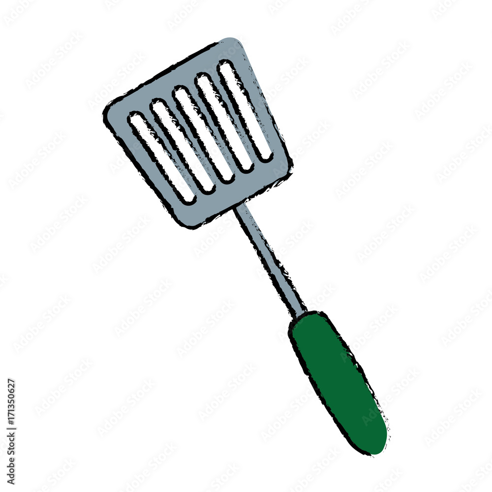 spatula utensil icon over white background vector illustration spatula utensil icon over white background vector illustration