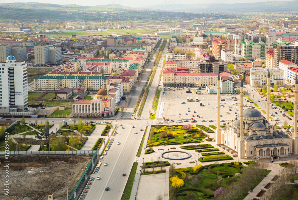 Grozny, the capital of Chechnya