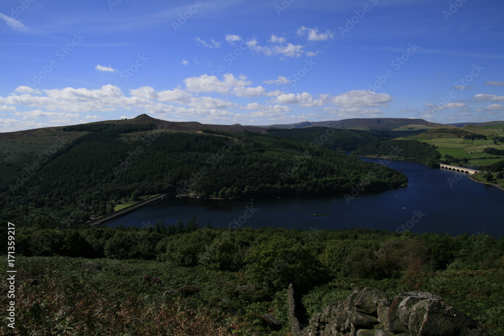 bamfort wood, walking around Lady Bower, Peak District, UK