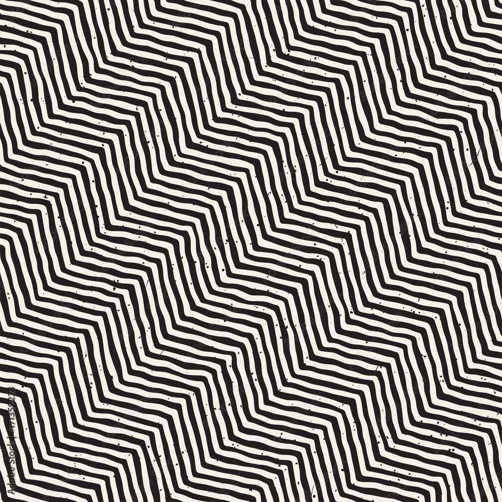 Hand drawn style seamless pattern. Abstract geometric tiling background in black and white. Vector doodle line lattice Hand drawn style seamless pattern. Abstract geometric tiling background in black and white. Vector doodle line lattice