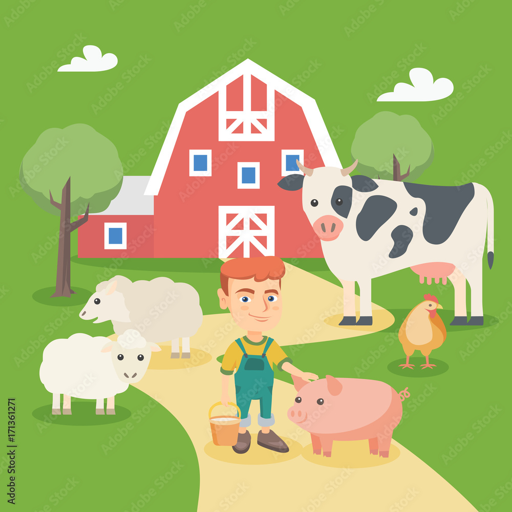little-caucasian-boy-feeding-farm-animals-smiling-farm-boy-holding-a