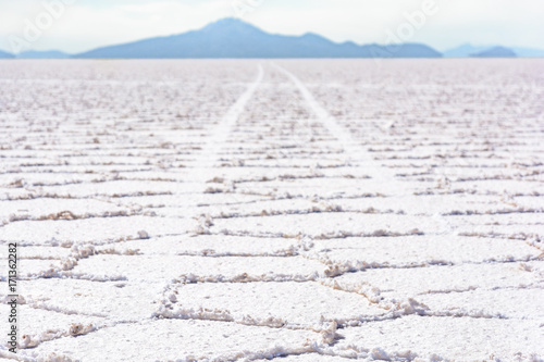 Bolivien, Potosi Department, Uyuni, Der Salar de Uyuni ist die größte Salzpfanne der Erde