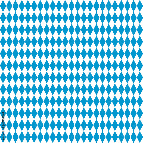 eps 10 vector geometric background with blue rhombus. Octoberfest beer festival background. Famous world entertaining event. Abstract seamless pattern. Graphic clip art illustration for web, print
