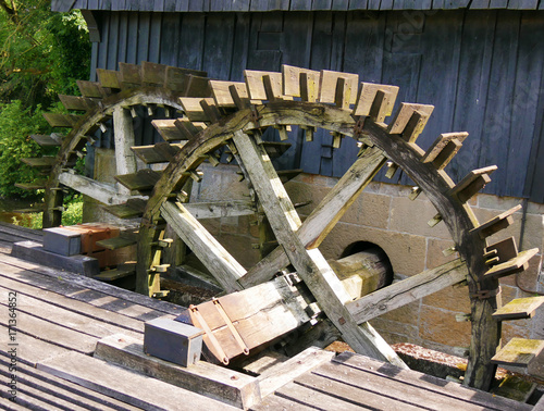 Old water wheels