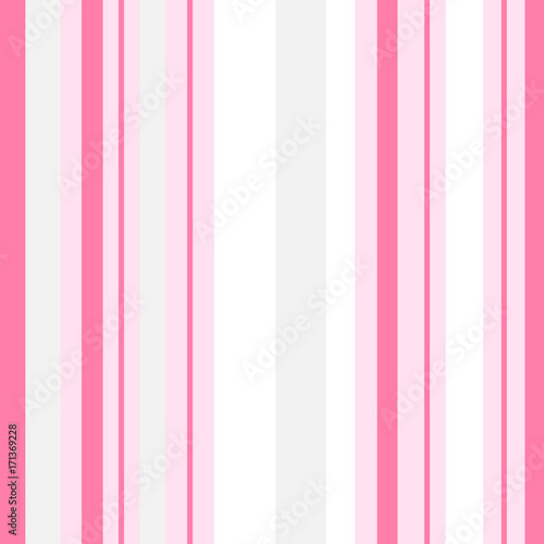 Striped pattern with stylish and bright colors. Pink, gray and white stripes. Background for design in a vertical strip