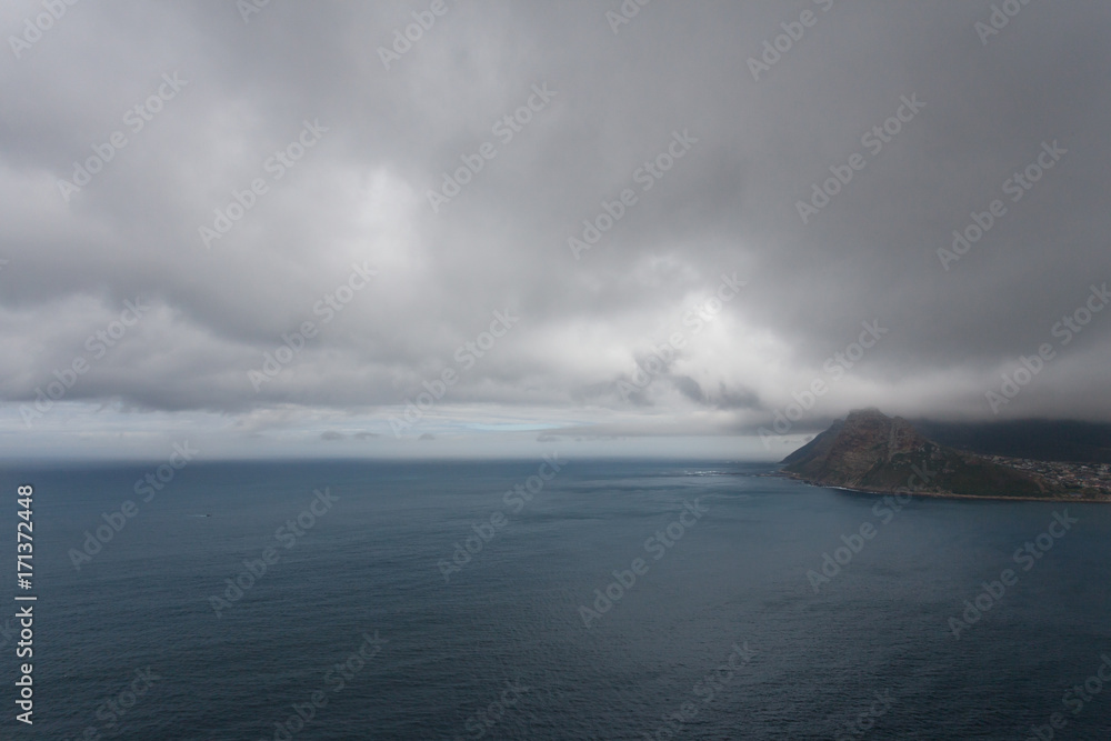Beautiful view of Cape peninsula before storm , Cape Town, South Africa Beautiful view of Cape peninsula before storm , Cape Town, South Africa