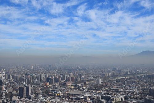Smog über Santiago