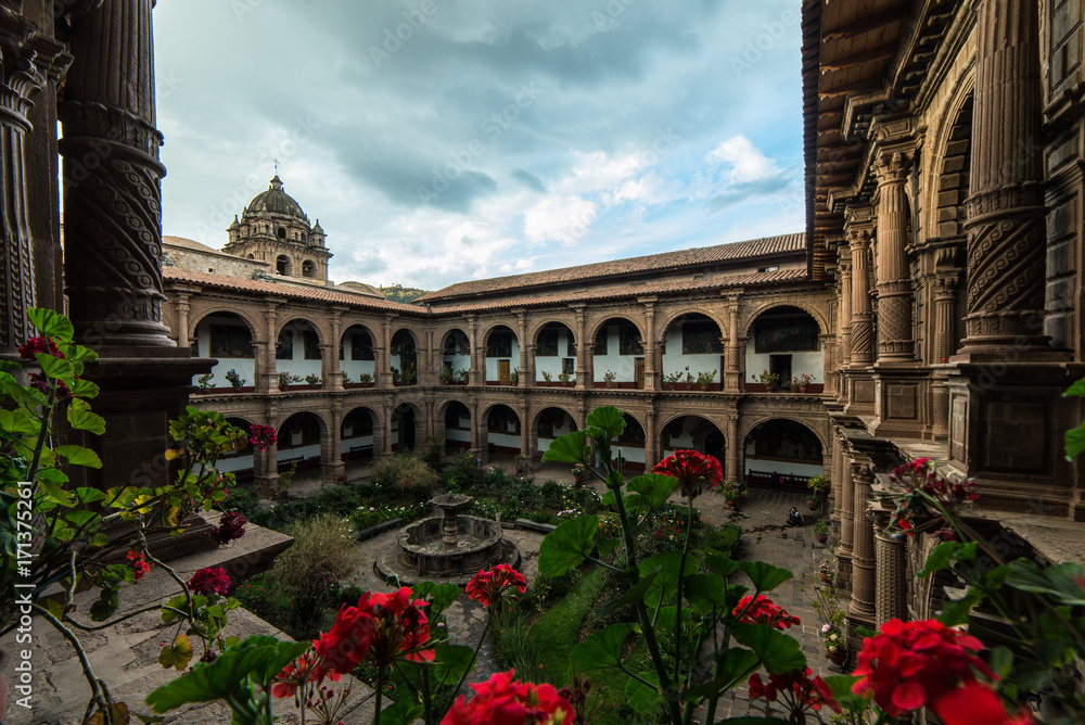Obraz premium Convent of Our Lady of Mercy (Iglesia de La Merced) in Cusco, Peru
