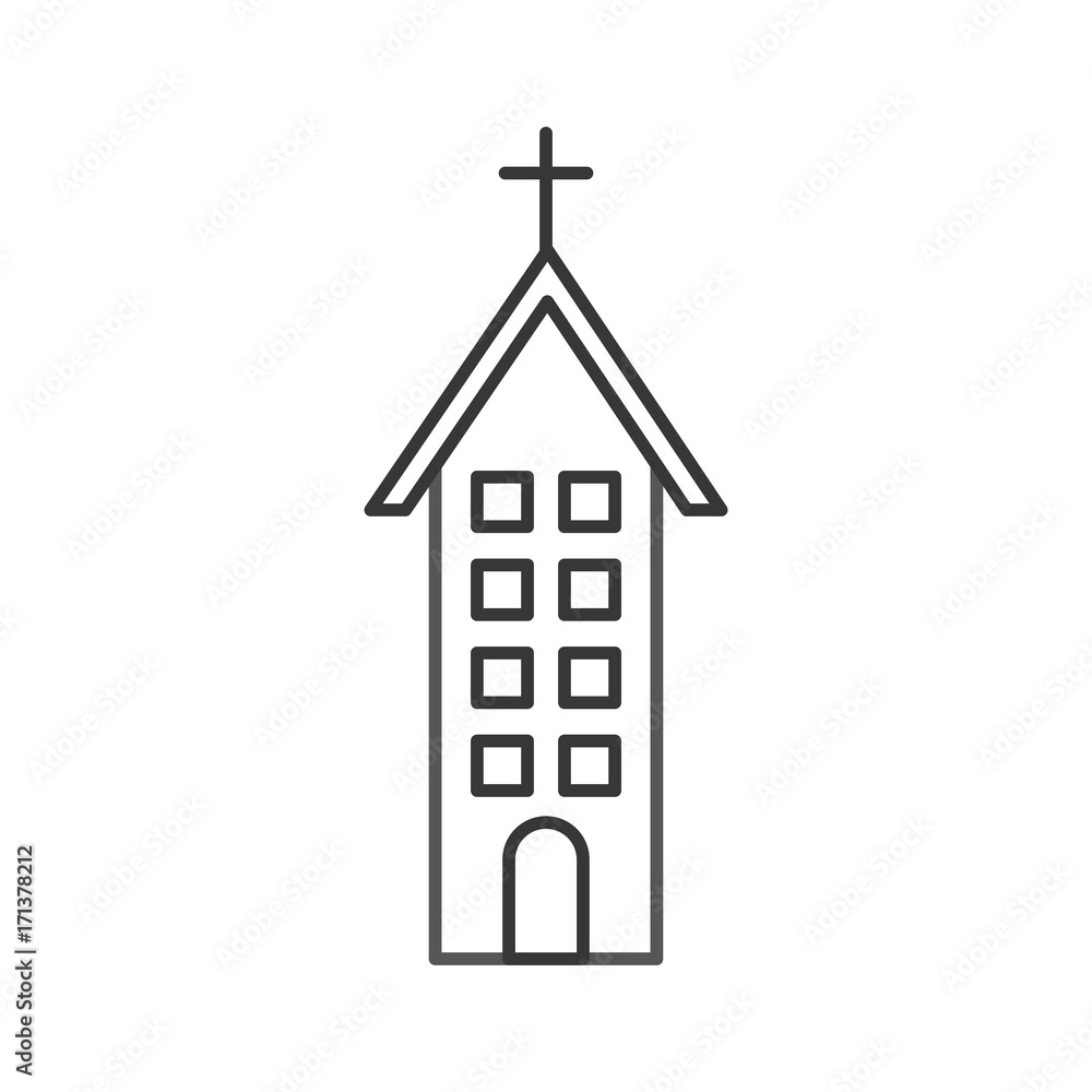 church building christian religion architecture vector illustration church building christian religion architecture vector illustration