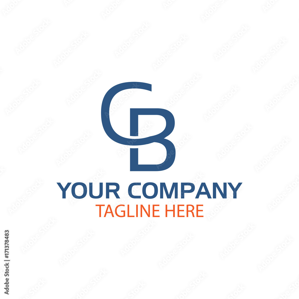 letter C and B company linked letter logo letter C and B company linked letter logo