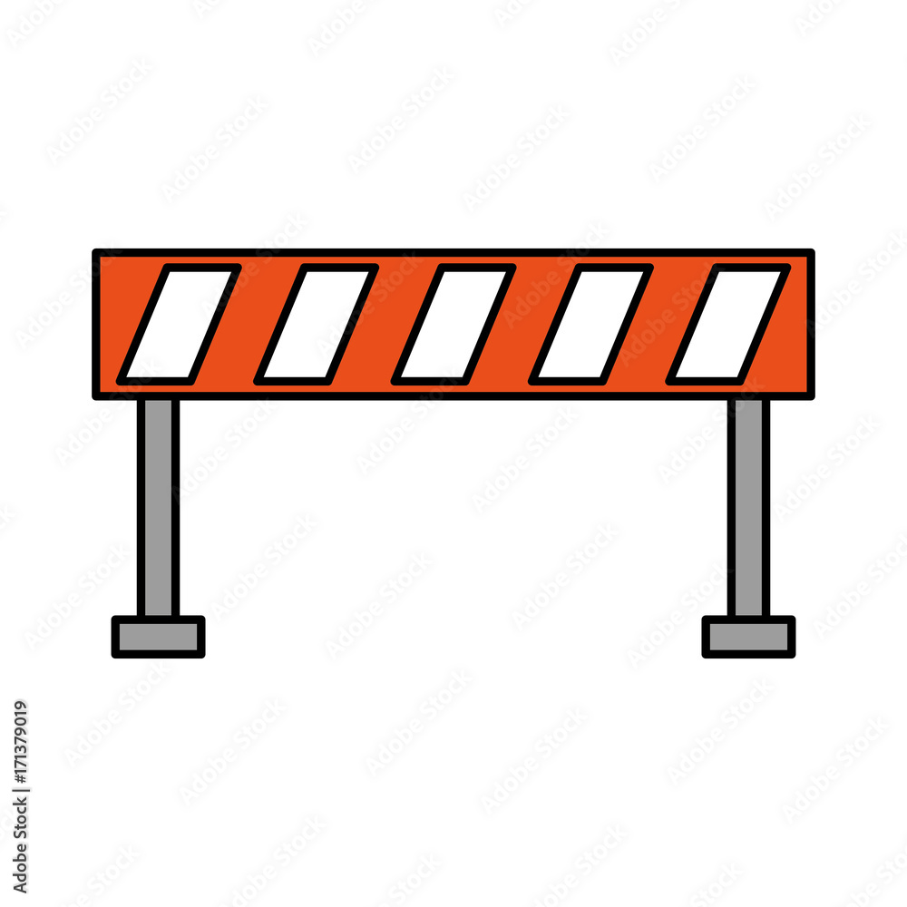 barrier traffic equipment warning caution vector illustration barrier traffic equipment warning caution vector illustration