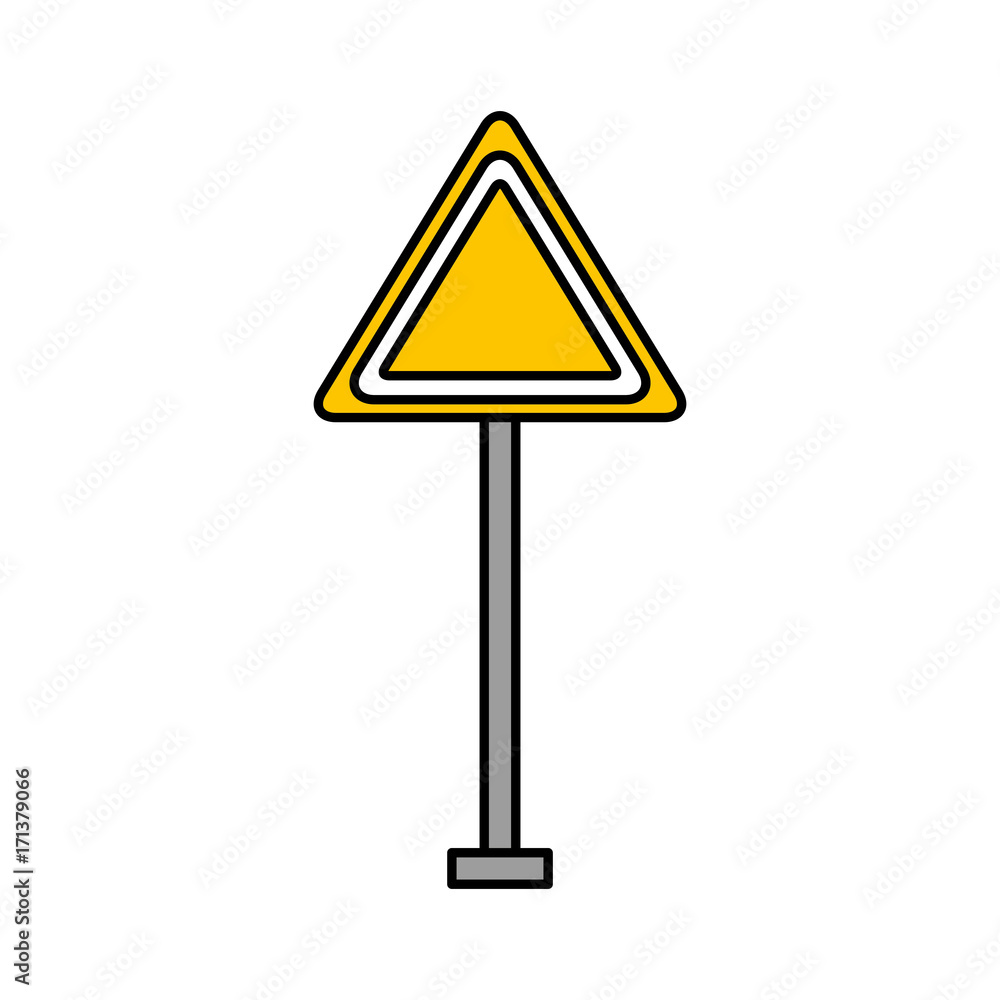 traffic signal warning caution attention blank vector illustration traffic signal warning caution attention blank vector illustration