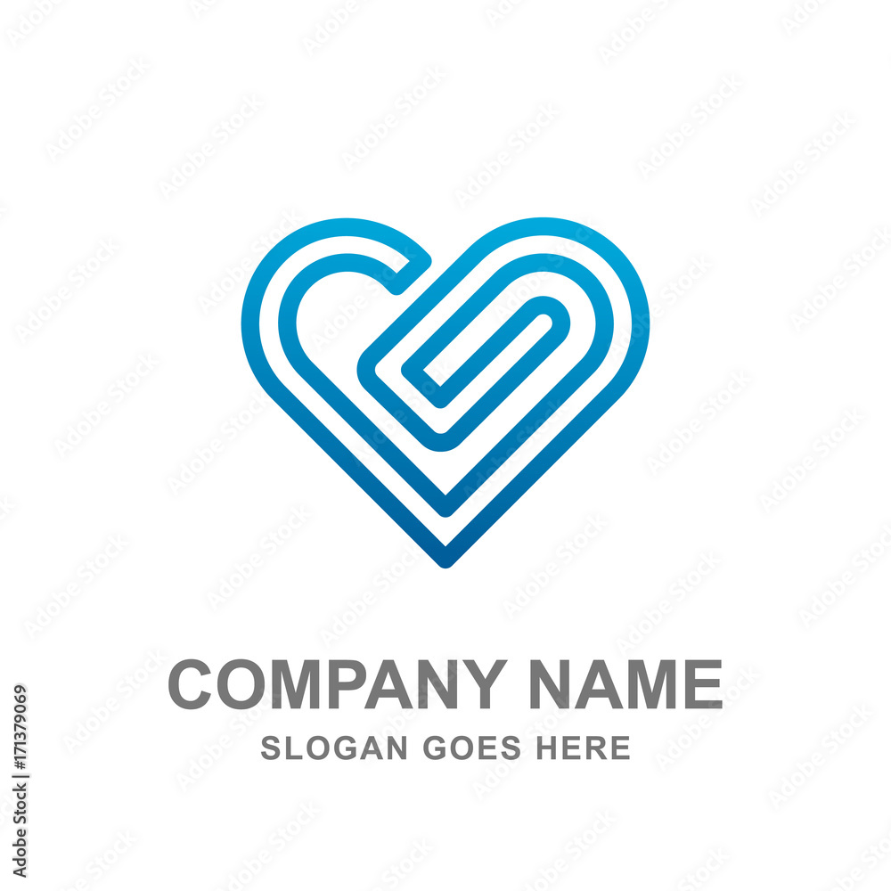 Heart Love Abstract Logo Icon Vector Heart Love Abstract Logo Icon Vector