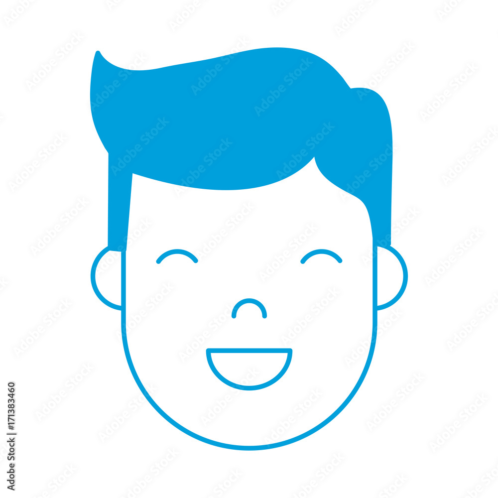 cartoon man face icon over white background vector illustration cartoon man face icon over white background vector illustration