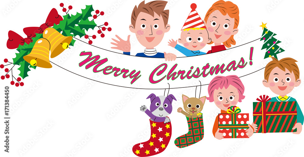 Fototapeta premium クリスマス 家族