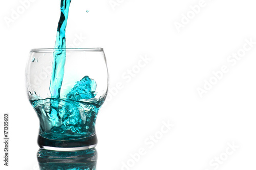 glass of water / Water is a transparent and nearly colorless chemical substance that is the main constituent of Earth's streams, lakes, and oceans, and the fluids of most living organisms