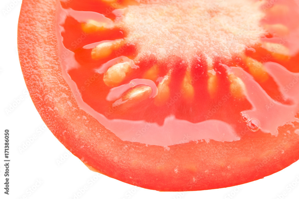 Tomato in the studio on white Tomato in the studio on white
