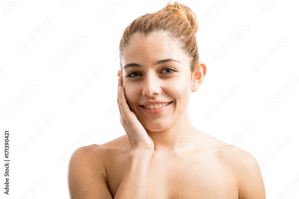 Young woman with beautiful skin Young woman with beautiful skin