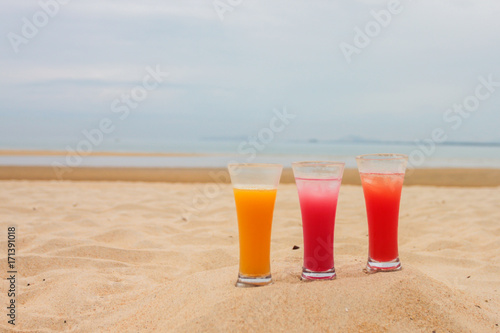 Cocktails on the beach